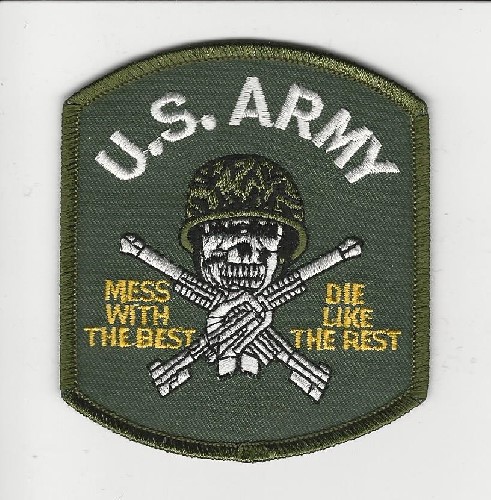 US Army Mess with Best Patch