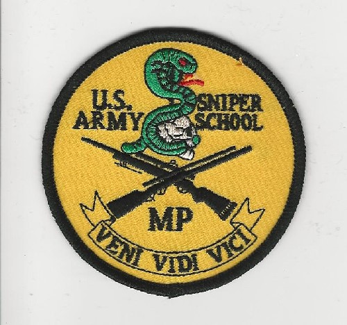 US Army Sniper School Patch