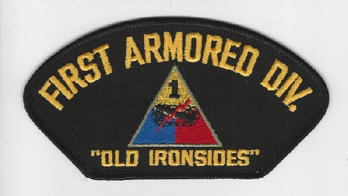 U.S. Army  1st Armored Division with "Old Ironsides" Black Patch