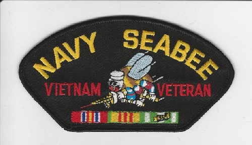 US Navy Vietnam Seabee Veteran Patch