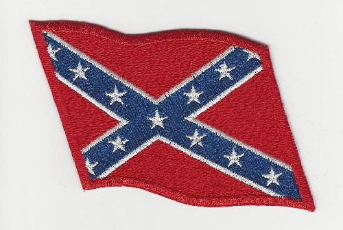 Confederate (Rebel) Flag Waving Patch