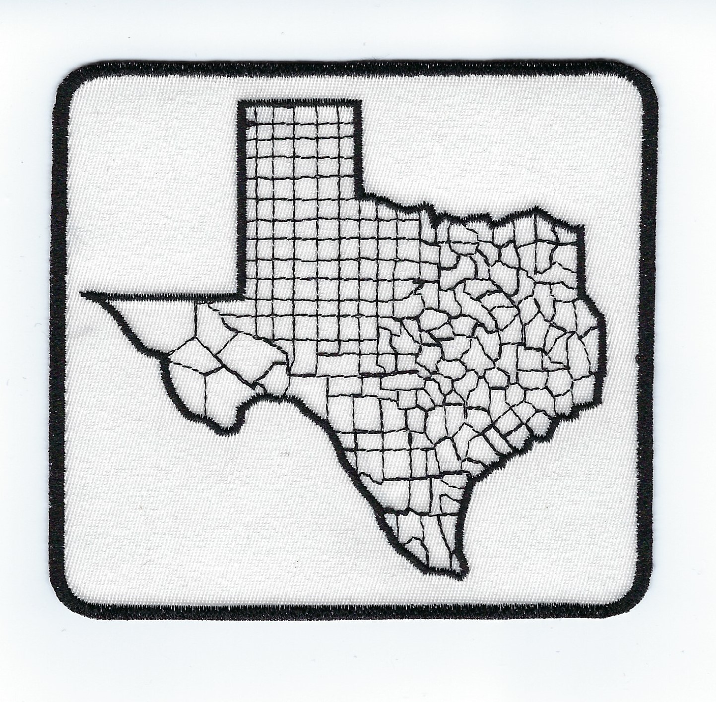 Texas County Map 4' 4.1' x 3.8'