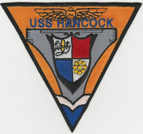 USS Hancock Triangular Patch