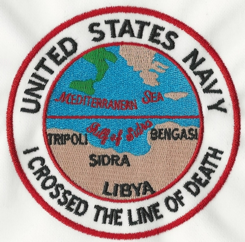 US Navy I Crossed The Line Of Death patch