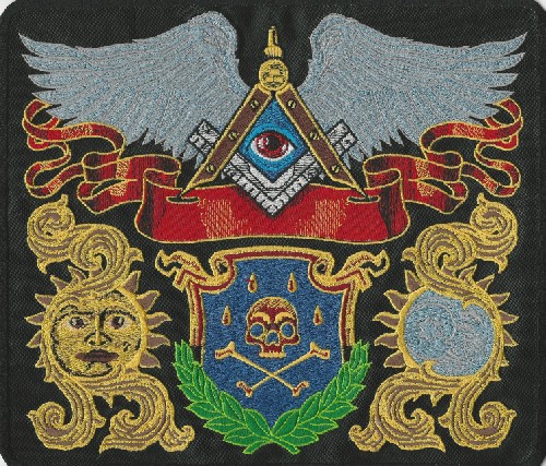 Masonic Emblems back patch