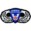 11th Airborne Wings Small Patch