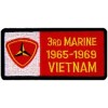 3rd Marine Vietnam '65-'69 Small Patch