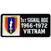 U.S. Army 1st Signal Bde Vietnam '66-'72 Small Patch