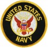 US Navy (Round) Small Patch