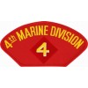 4th Marine Division Insignia Red Patch