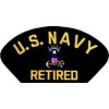 US Navy Retired Black Patch
