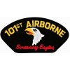 101st Airborne Screaming Eagles Black Patch