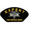 Expert Field Medical Badge Black Patch