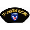 11th Airborne Division Insignia Black Patch
