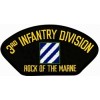 3rd Infantry Division "Rock of the Marine" Black Patch