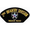 2nd Infantry Division with "Indian Head" Black Patch