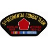 5th Regimental Combat Team Korea Veteran Black Patch
