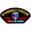 187th Airborne RCT Rakkasans Korean War Veteran Black Patch