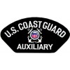 US Coast Guard Auxiliary Insignia Black Patch