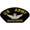 US Army Master Aviator Insignia Black Patch