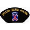 Operation Enduring Freedom 10th Mountain Black Patch