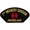 7th Infantry Division "Hourglass" Black Patch
