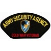 Army Security Agency Cold War Veteran Black Patch