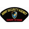Army Security Agency Europe Veteran Black Patch