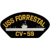 PPFLB1608 - USS Forrestal CV-59 Black Patch