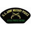 US Army Military Police Assist Protect Defend Black Patch