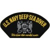 US Navy Deep Sea Diver Black Patch
