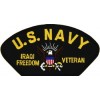 US Navy Iraqi Freedom Veteran Black Patch