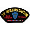 36th Infantry Division Iraqi Freedom Veteran Black Patch