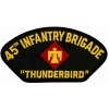45th Infantry Brigade "Thunderbird" Black Patch