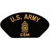 United States Army Command Sergeant Major (CSM) Black Patch