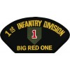 1st Infantry Division with "Big Red One" Black Patch