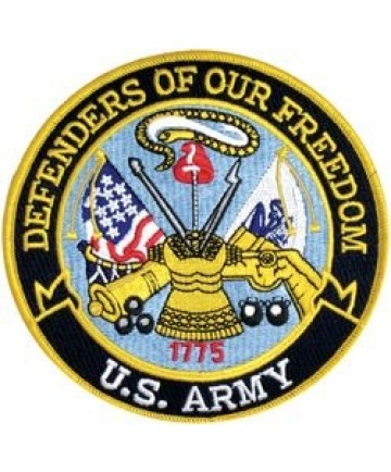 US Army Defenders of Our Freedom Back Patch (5 inch)