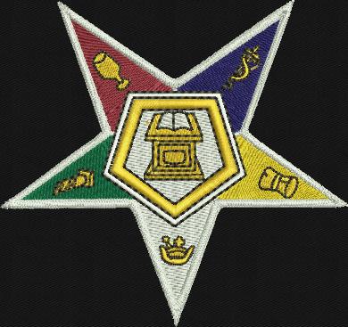 Order of Eastern Star 4" Patch