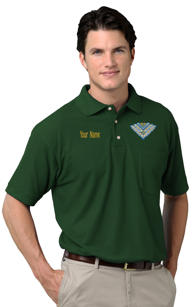 High Twelve Superblend Polo shirt with Pocket (Size: Small, Color: Hunter Green)