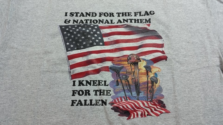 I Stand For the Flag & National Anthem January 2017 Promotional T-Shirt (Size: Large)