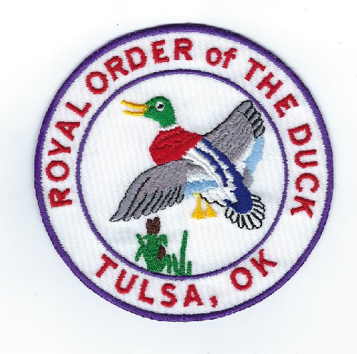 Tulsa Scottish Rite Royal Order of the Ducks patch (Patch Size: 4" W x 4" T)
