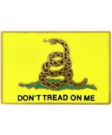 Gadsden Flag "Don't Tread On Me" Pin