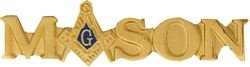 "Mason" Pin with Square & Compass
