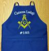 Customizable Masonic Lodge Apron, various colors