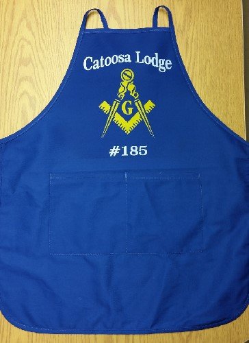 Customizable Masonic Lodge Apron, various colors