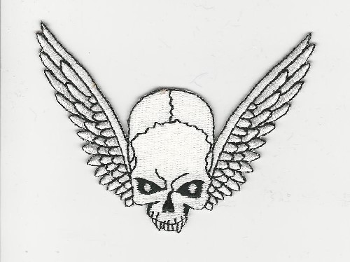 Winged Skull Small Patch
