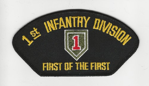 U.S. Army 1st Infantry Division with "First of the First" Black Patch