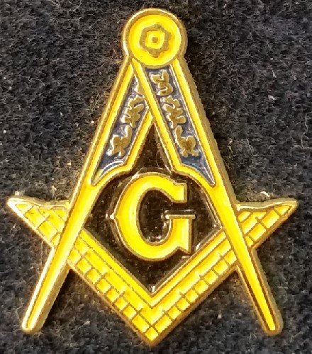 Master Mason Square & Compass Pin