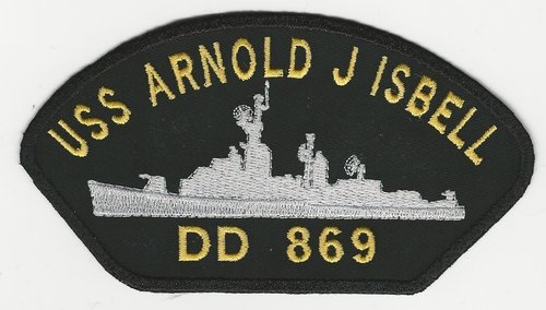 USS Arnold J. Isbell DD-869 patch