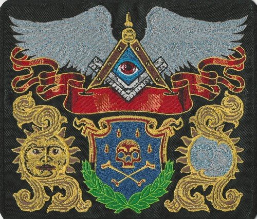 Masonic Emblems back patch